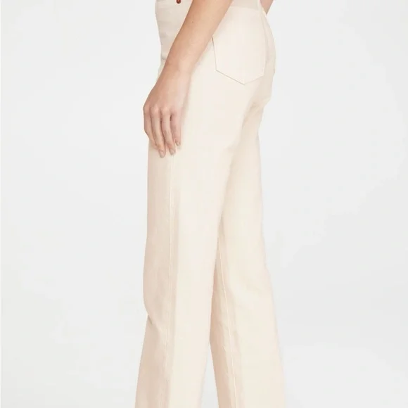 SLVRLAKE *NWOT* London Jeans in Ecru - Picture 4 of 10